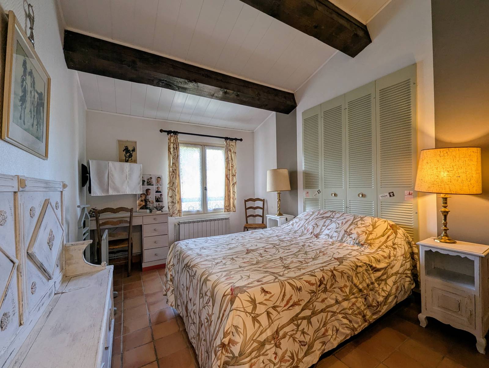 une chambre en 1er étage