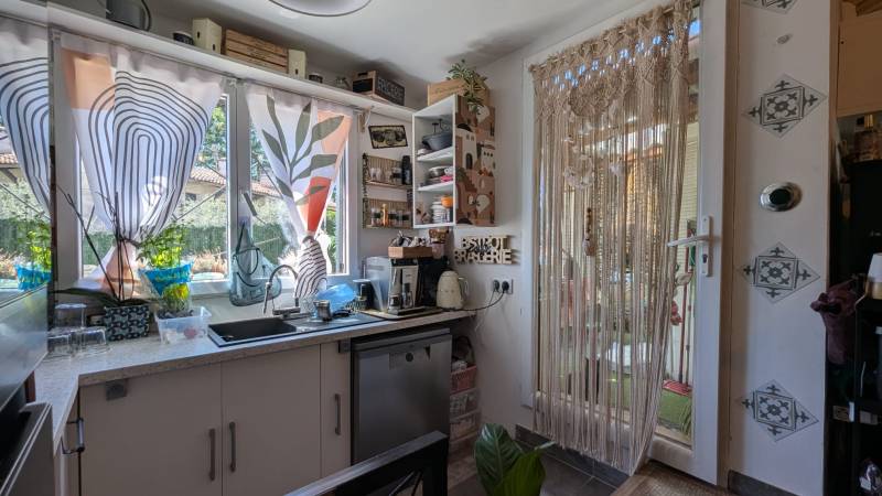 cuisine ouvrant sur terrasse