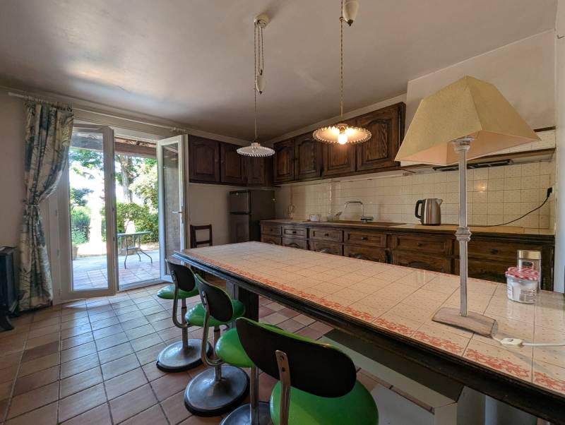 cuisine studio rez-de-jardin 54 m²